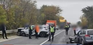 Carambol cu ​​patru mașini lângă Craiova