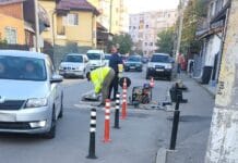 Limitator de viteză instalat la o intersecție periculoasă din Târgu Jiu