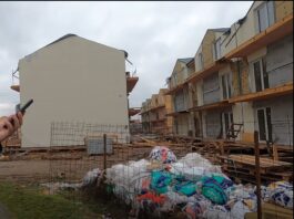 Cădere horror pe un șantier din Târgu Jiu: muncitor străpuns în piept după ce a căzut de pe o schelă improvizată