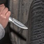 Un tânăr din Bumbești-Jiu s-a ales cu toate cele patru anvelope tăiate, iar principalul suspect este un vecin de bloc în vârstă de 18 ani