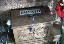 Tânăr reținut după ce a furat bani din cutia milei unei biserici din Motru