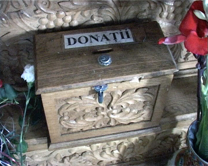 Tânăr reținut după ce a furat bani din cutia milei unei biserici din Motru