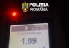 Șofer beat prins la Novaci cu permisul suspendat: alcoolemie de peste 1‰ în aerul expirat