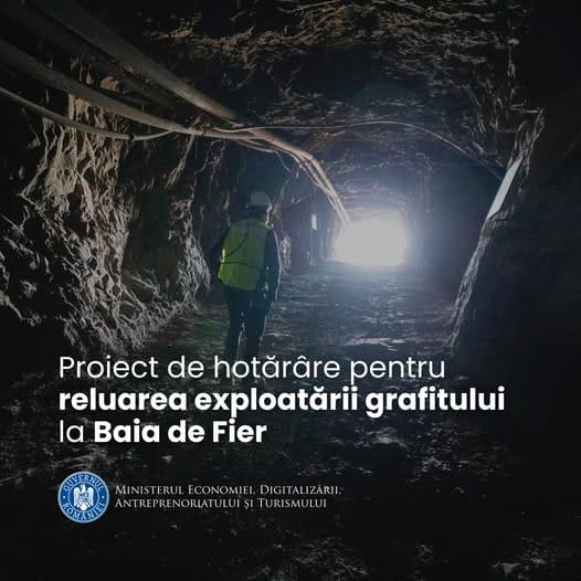 baia de fier Relansarea exploatării grafitului la Baia de Fier, în dezbatere publică: oportunitate majoră pentru economia județului Gorj