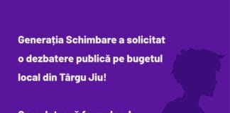 Dezbatere publică pentru bugetul din Târgu Jiu: inițiativă civică lansată de Asociația Generația Schimbare