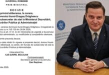 Demisie la vârful Ministerului Dezvoltării: gorjeanul Dragoș Drăghescu părăsește funcția de subsecretar de stat