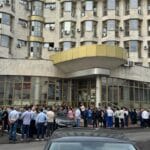 Protest la Finanțele Publice Gorj pentru a treia zi consecutiv