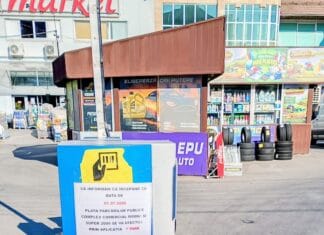 Parcarea din Piața Mare Târgu Jiu: de la 1 iulie, plata se face exclusiv prin aplicația TP Park