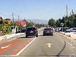 La un pas de tragedie în Gorj! Polițist, aproape lovit de o mașină în timp ce un alt șofer făcea o depășire periculoasă